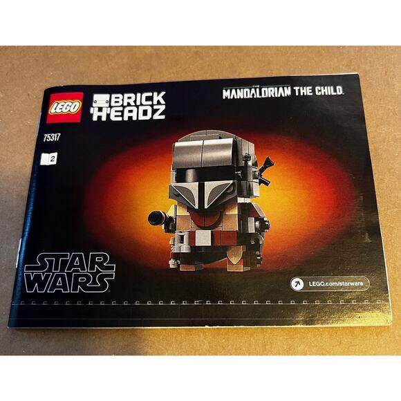 LEGO 75317 Star Wars Instruction Manual ONLY Mandalorian The Child Books 1 & 2 - Picture 2 of 3